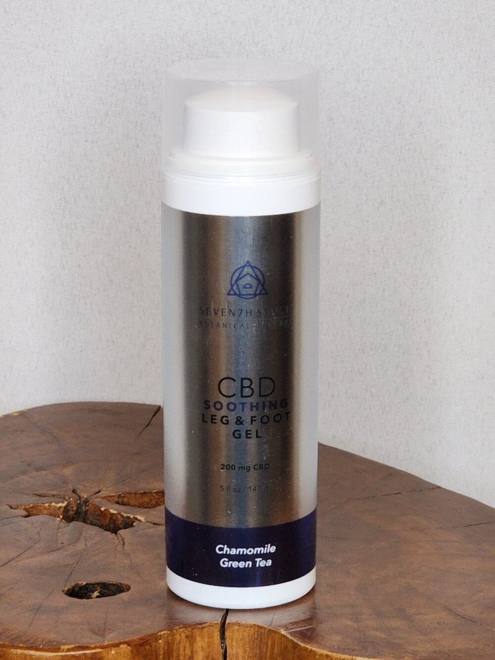Seven7h Sense Botanical Therapy CBD Soothing Leg & Foot Gel Chamomile Green Tea
